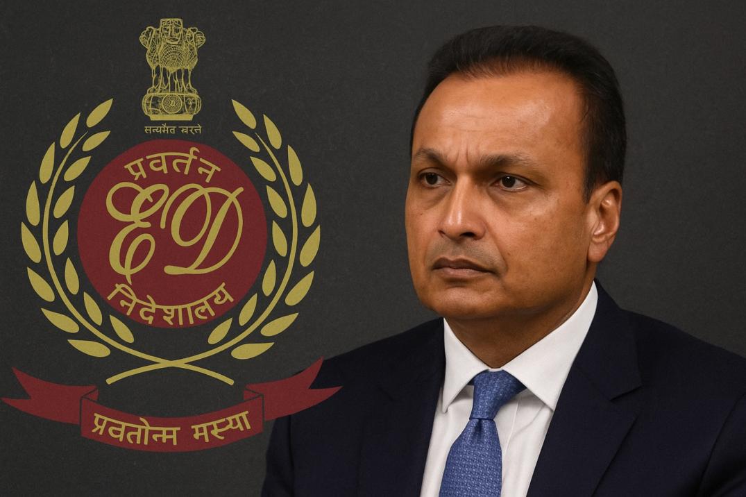 ED Attaches ₹3,084 Crore Worth of Assets Belonging to Anil Ambani