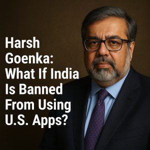 Harsh Goenka Sparks Debate “What If India Is Banned from Using U.S. Apps”