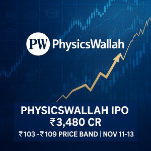 PhysicsWallah to Raise Rs 3,480 Crore via IPO